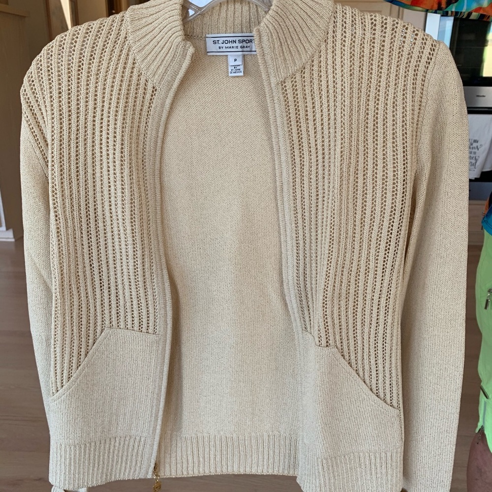 St. John Sport Knit Zip-up Jacket